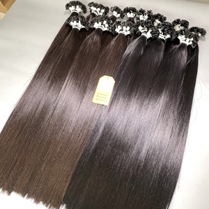 ผมเรมี่จากรัสเซียบริสุทธิ์เคราตินปลายแบนสำหรับต่อผมมนุษย์ทุกสี - Product Image 2