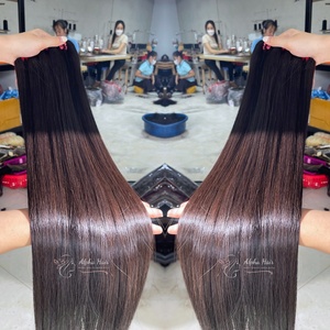 Extensiones de Cabello Humano Virgen Remy Vietnamita Sedoso y Brillante de Aspecto Natural de Larga Duración en Oferta, Mechones Dobles Cosidos a Máquina - Product Image 6