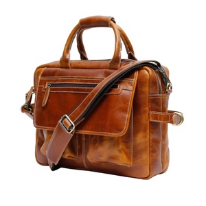 Bolso Mensajero de Cuero Genuino al por Mayor, Elegante Bolso de Hombro para Hombre, para Portátil, Oficina, Trabajo y Viajes - Product Image 2