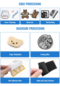 Écussons brodés personnalisés durables, sans plomb, résistants à l'eau, écologiques, en tissu thermocollant pour vêtements, vestes, chapeaux, jeans - Product Image 3