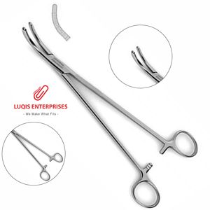 Pinces à tissus Williams droites en acier inoxydable chirurgical, pointes dentelées de précision, 12, 14, 16 cm, pour chirurgie générale - Product Image 1