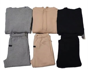 Ensemble de survêtement d'hiver pour homme : pantalon de jogging tricoté, sweat à capuche et pull - Product Image 2