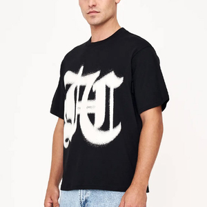 Custom Unisex 100% Premium Cotton <b>Tshirt</b> Customize Dtg Image Graphic Different Pattern Printing Logo Men's O-neck T-shirt - Product Image 3