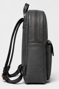Sac à dos de voyage pour ordinateur portable en cuir véritable de qualité supérieure, style vintage, minimaliste, pour hommes, pour le bureau, les affaires, avec fermeture éclair en polyester, élégant - Product Image 2