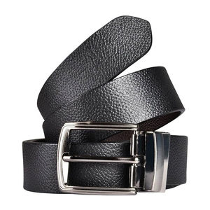 Cinturones de Cuero Vacuno Genuino de Último Diseño, Estilo Casual, Hebilla de Aleación Cuadrada/Rectangular, Elementos Impermeables - Product Image 3