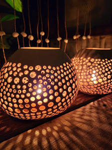 Vietnam Natural Handicraft Coconut <b>Candle</b> Holder Coconut Shell Bowls <b>Tealight</b> <b>Candle</b> Holder For Decoration - Product Image 6