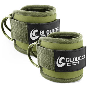 Correas de tobillo de neopreno de alta resistencia y duraderas para levantamiento de pesas de piernas y glúteos con máquinas de cable, correas de tobillo con anillo en D para gimnasio, GLOVES City - Product Image 4