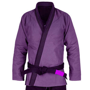 Kimono de BJJ Morado, 100% Algodón, Corte Regular, Unisex para Adultos, Ropa de Artes Marciales, Estilo Liso Teñido, Duradero - Product Image 6