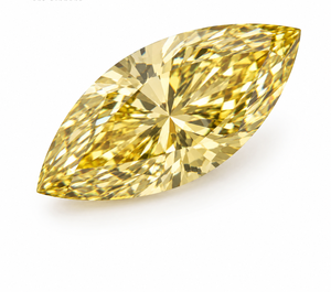 Diamante Cultivado en Laboratorio en Forma de Marquesa, Color Amarillo Intenso de Lujo, de 1.00 a 1.10 Quilates, VVS2 VS1, Calidad Premium para Joyería - Product Image 1