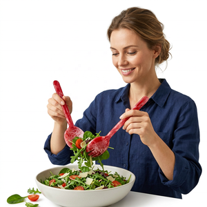 Durable Handmade Resin Salad <b>Tools</b> Set Eco-Friendly Food-Safe Stylish Kitchen Utensils Dishwasher Safe Customizable Home Hotel - Product Image 1