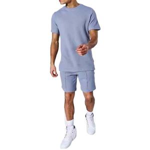 Summer Men's <b>Sets</b> Fashion Tracksuit Men Short Casual Clothing Joggers <b>Sets</b> Men's 2 Piece Short <b>Set</b> cotton Breathable - Product Image 1