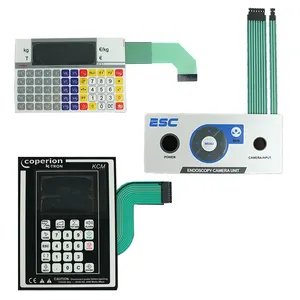 Customized Membrane Switches Keypad Adhesive Waterproof For Machine