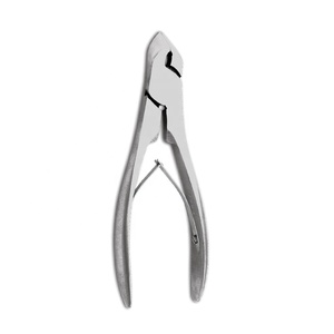 New Double Spring Nail Pliers 12cm Autoclavable Stainless Steel Sharp Cutting 15mm Podiatry Finger Toenail Clippers OEM <b>by</b> KKZ - Product Image 3