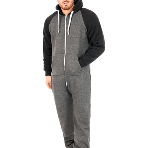 Family Matching Fleece Breathable Hooded JumpSuits One Pieces <b>Pajamas</b> <b>For</b> <b>Men's</b> High Quality Sleepwear Jumpsuit - Product Image 3