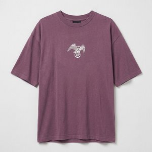 Camisas moradas extragrandes para mujer con logo impreso personalizado al por mayor, de media manga, alta calidad, 100% algodón, ropa de verano para vestido de mujer - Product Image 1