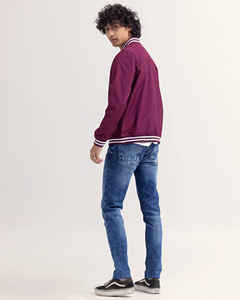 Custom Varsity <b>Jacket</b> for Men Embroidered Patch Style Stand Collar Waterproof Ribbed Cuff Streetwear Men's <b>Jackets</b> - Product Image 3