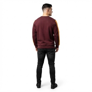 Sudadera Casual para Hombre HAWK EYE SPORTS, Nueva Moda Otoño, Forro Polar de 350g, Impermeable, Estampado, Hombros Caídos, Corte Regular, Cuello Alto - Product Image 3
