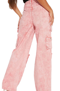Women's High Waist Bell Bottom Wide Leg Denim <b>Jeans</b> Custom Ripped Design Wholesale Ladies Pants  - Product Image 5