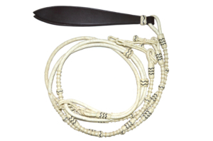 Riendas Romel de Cuero Trenzado Crudo para Caballos Western, Riendas Romal de Cuero Duradero, Suministro Ecuestre al por Mayor, Marca SIE, 9 Pies, Empaque en Caja - Product Image 3