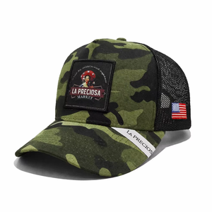 Personnaliser l'impression du logo sur les chapeaux de camionneur Camouflage Logo de broderie personnalisé panneau latéral casquette de sport pour hommes casquette de camionneur vente en gros - Product Image 1