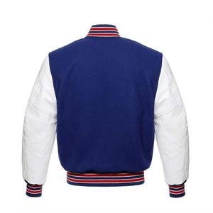 Varsity Jackets Best Quality Coated Stand Collar Customized Logo High Quality - Product Image 3