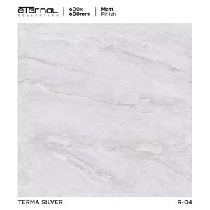 Plaque de porcelaine mate sculptée architectural 24x24, conçue pour un rythme de sol structuré et un flux spatial apaisant. - Product Image 1