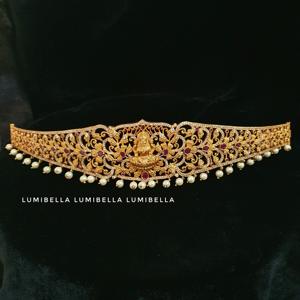 Matte Lakshmi Style Ottiyanam Fashion Body Jewelry - Product Image 1