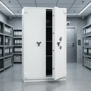 Industrial Warehouse Asset <b>Storage</b> Double Door Fire Resistant Safe <b>Box</b> SX-500 - Product Image 1