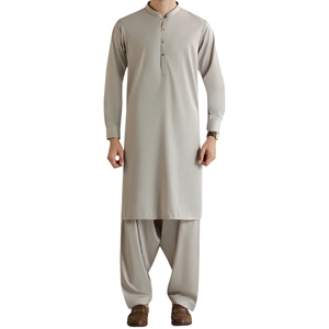 Kurta Pajama 2026 de Alta Calidad, Precio al por Mayor OEM ODM, Nuevo Estilo, Ropa India y Pakistaní para Hombre, Salwar Kameez de Color Sólido para Adultos - Product Image 1