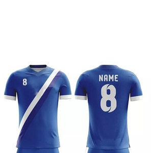 Tenue de football de haute qualité, vêtements d'équipe, uniforme de football en tissu polyester doux pour les matchs de compétition et les entraînements quotidiens - Product Image 4