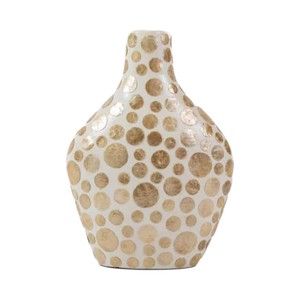 แจกันฝังมุกหรูหราพร้อมลวดลายจุดทองคำสวยงามจากเวียดนาม - Product Image 1