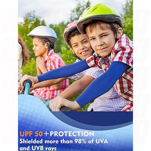 Manchons de compression pour bras d'enfants, protection UV respirante et rafraîchissante pour le football et le baseball, personnalisables pour le sport - Product Image 5