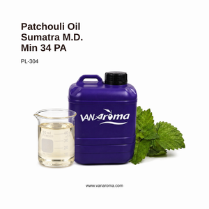น้ำมันหอมระเหยแพทชูลี่บริสุทธิ์ 100% ซูมาตรา เอ็ม.ดี. ส่วนผสมน้ำหอม PA Fragrance Ingredient สำหรับน้ำหอมและเครื่องกระจายกลิ่น (PL-304) กลิ่นวานิลลา - Product Image 1