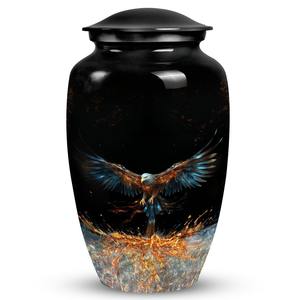 Urna funeraria Eagle diseñada con absoluta compasión y respeto, urna conmemorativa para cenizas humanas, recuerdo decorativo. - Product Image 1