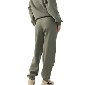 Pantalones Deportivos de Felpa Extra Grandes para Mujer, Cintura Alta, Algodón y Poliéster, Corte Holgado Informal, Pantalones Deportivos, Logotipo Personalizado OEM, Venta al Por Mayor - Product Image 1