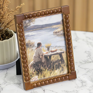 Marcos de Fotos Rústicos de MDF, Logotipo Personalizado, Decoración del Hogar, Exhibición Hecha a Mano, Tamaño y Forma Personalizados Clásicos, Venta al por Mayor - Product Image 2