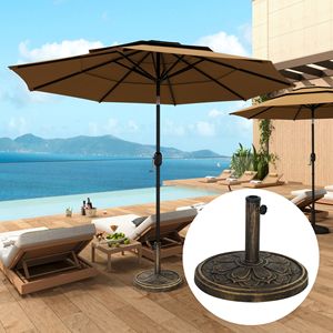 Base per Ombrellone da Esterno in Resina da 26 Libbre per Pali da 1.3"/1.5"/1.9", Supporto per Ombrellone da Patio per Ristoranti e Palestre - Product Image 2