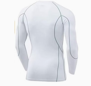 <b>Men</b>’s Quick Dry <b>Compression</b> Rash Guard <b>Shirt</b> Stretch Fit Long Sleeve Sports Top <b>for</b> MMA Training Gym Workout - Product Image 2