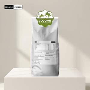 Café moulu Milano saveur noix de coco Arabica torréfaction moyenne 1kg – Sachet haute qualité pour préparation Phin - Product Image 6