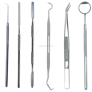 Juego de Instrumentos Quirúrgicos Dentales Manuales de Acero Inoxidable con Empuñadura Moleteada, Herramientas Dentales de Clase I para Procedimientos Orales - Product Image 3