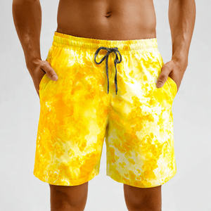 Shorts de Playa Sublimados al por Mayor para Hombre, Shorts de Baño con Cordón Ajustable en la Cintura, Shorts de Playa Sublimados Ligeros para Hombre - Product Image 3