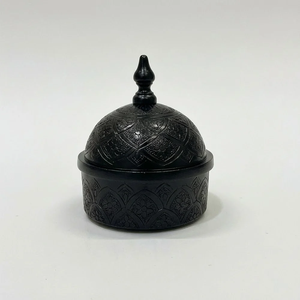 Bol en métal avec couvercle en verre, finition argentée, hermétique, design moderne, pour servir les aliments, offrir en cadeau, en gros, de chez White Royals - Product Image 2
