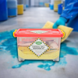 ชุดอุปกรณ์ดูดซับสารเคมีรั่วไหลอเนกประสงค์ ขนาด 10 ลิตร แบบกล่องใส สำหรับสารเคมีเหลว กรด ด่าง ป้องกันการรั่วไหล ควบคุมเหตุฉุกเฉิน ใช้ในห้องปฏิบัติการ เพื่อความปลอดภัย - Product Image 3