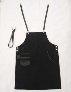 Tablier de Barbier avec Poches pour Outils, Sangles en Cuir Véritable et Boucles Métalliques - Product Image 2