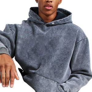 Conjunto de chándales con lavado ácido para mujer con logotipo personalizado, chándales deportivos personalizados de alta calidad para correr para hombre, chándal 2026 - Product Image 3