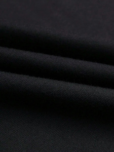 Camiseta Negra Oversize para Hombre con Diseño de Estrella en la Parte Delantera, Estilo Urbano, Manga Corta, Cuello Redondo, Algodón Jersey, en Oferta Online - Product Image 4