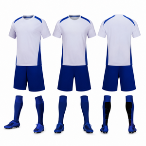 Maillot de football personnalisé, uniforme de football, 100% polyester, séchage rapide, respirant, vêtements de sport, dernier design, maillot de sport OEM - Product Image 1