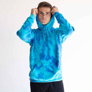 Sweat-shirts pour hommes de qualité supérieure, 100% coton, streetwear d'hiver, coupe ample, épaules tombantes, design unique tie-dye à double couche, personnalisables - Product Image 1