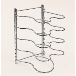 Pot and Pan Organizer <b>Rack</b> for <b>Kitchen</b> Cabinet Metal Cookware <b>Storage</b> Stand with Pot Lid Holder & Space-Saving Design - Product Image 3