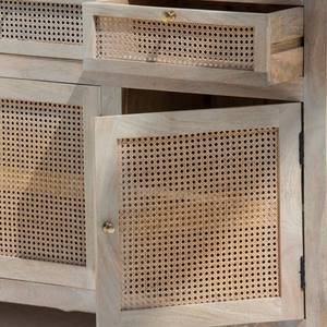 Aparador de Ratán Vandana Pebble Cresta para Interiores y Exteriores Modernos y Elegantes - Product Image 3